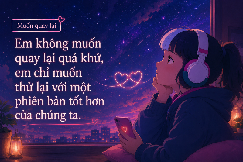 Caption thả thính người yêu cũ muốn quay lại