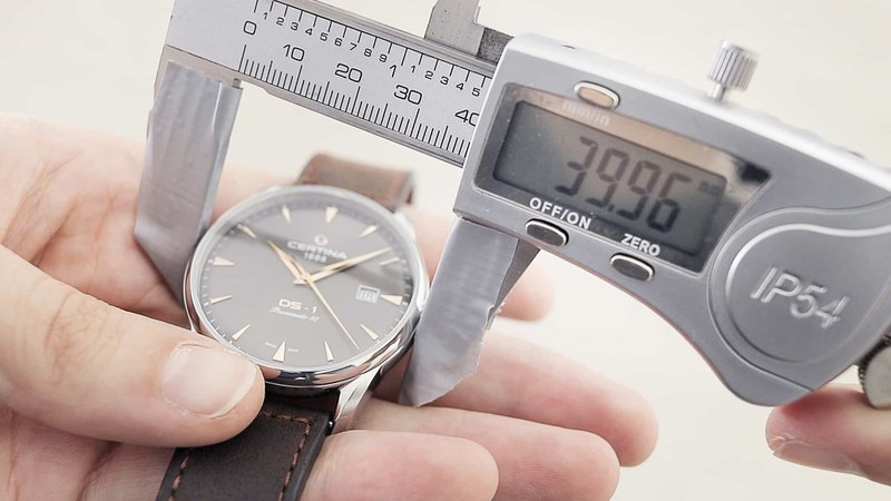 Cách đo case diameter trên đồng hồ
