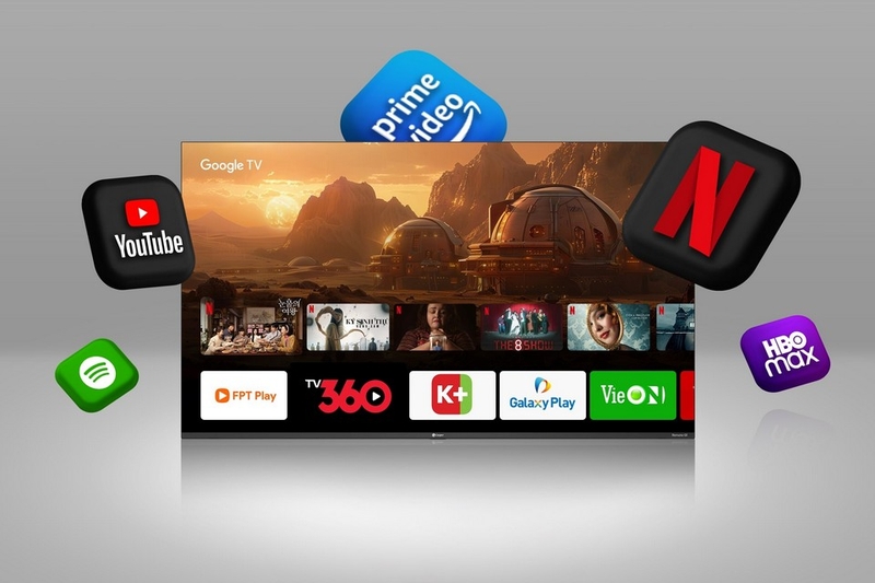 Casper Google TV DLED 55 inch 4K D55UGC620 (ảnh 6)