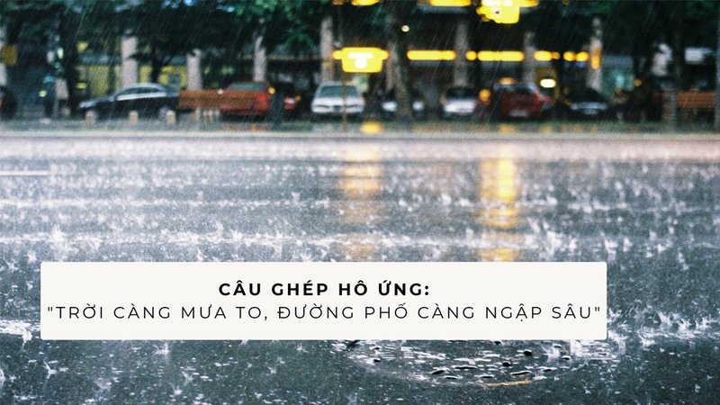 Ví dụ về câu ghép hô ứng