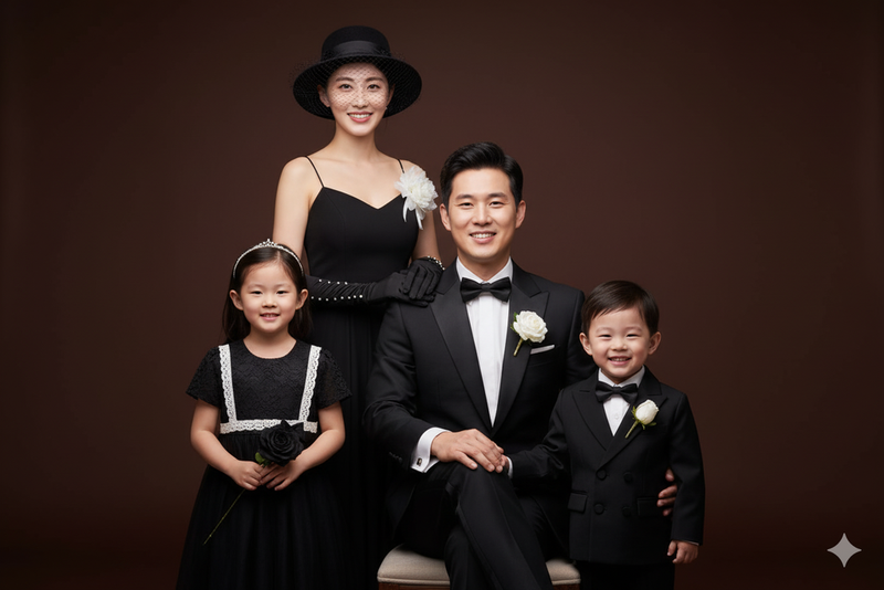 anh gia dinh theo phong cach quy toc