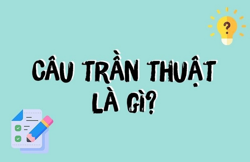 câu trần thuật là gì ảnh 1
