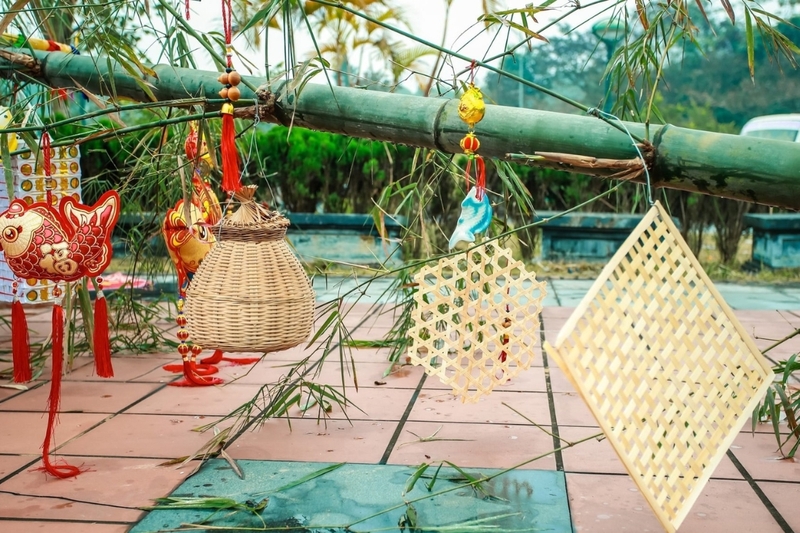 Cây nêu ngày Tết 9