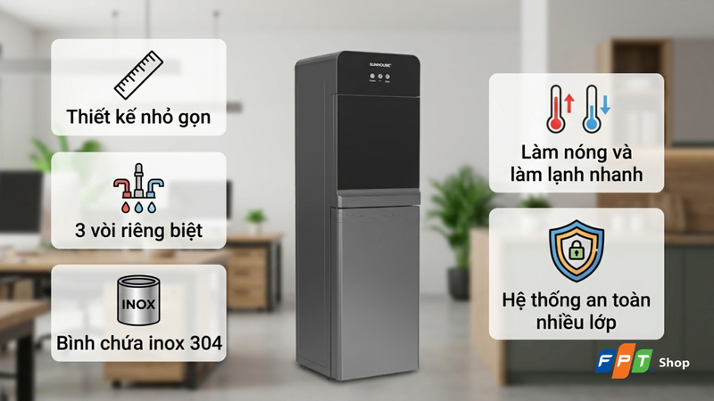TOP 6 c&acirc;y nước n&oacute;ng lạnh b&igrave;nh &acirc;m tốt nhất 2026 2