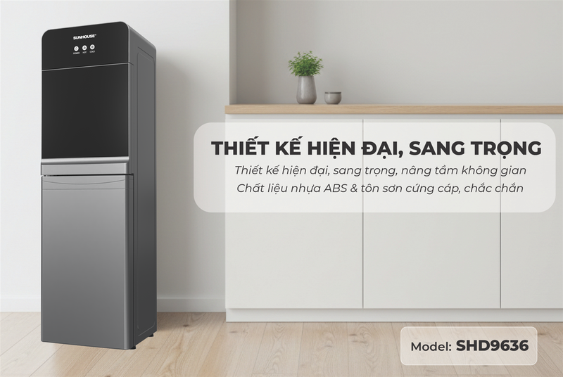 Cây nước nóng lạnh hút bình Sunhouse SHD9636 - hình 2