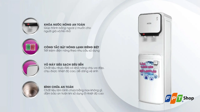 C&acirc;y nước n&oacute;ng lạnh v&agrave; m&aacute;y lọc nước n&oacute;ng lạnh ảnh 10