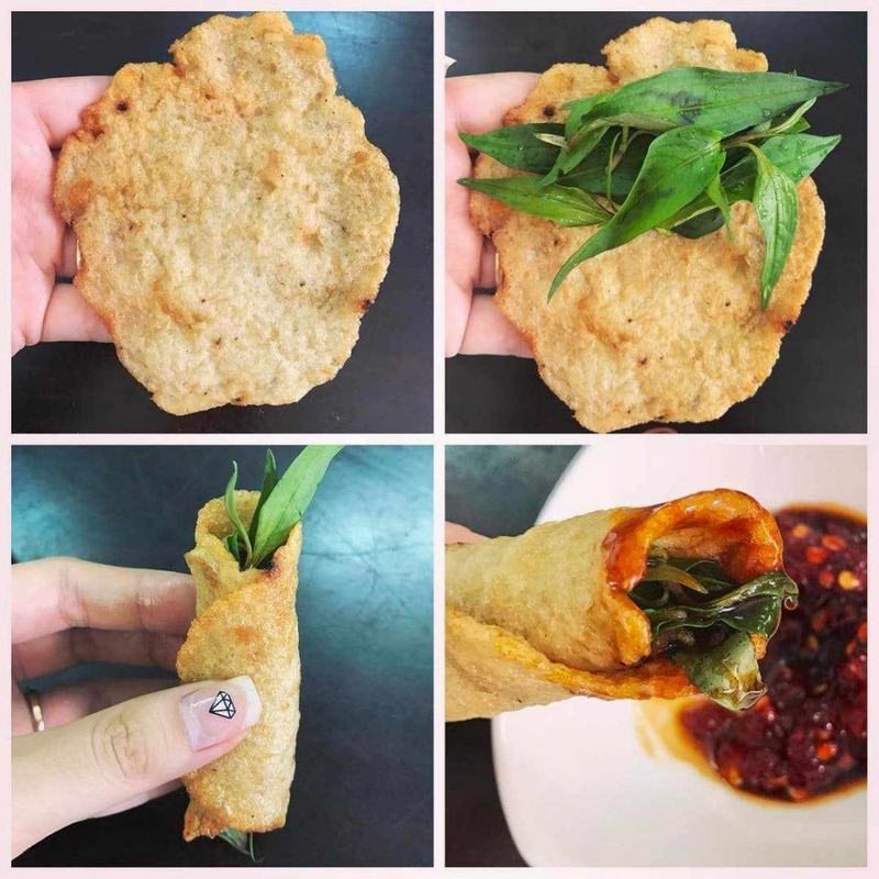 chả cá cuốn rau răm ảnh 1