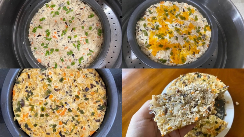 Bước 4: Hấp chả