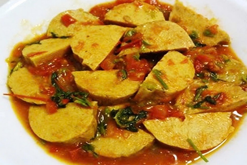 Chả lụa sốt cà chua ảnh 5