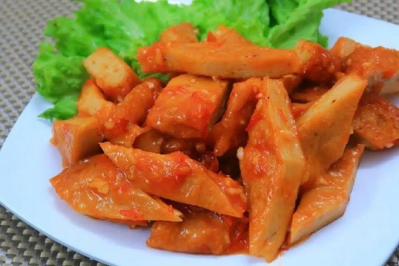 Chả lụa sốt cà chua ảnh 6