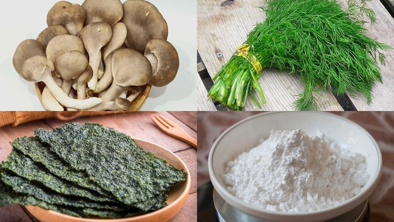 chả nấm thì là rong biển ảnh 1