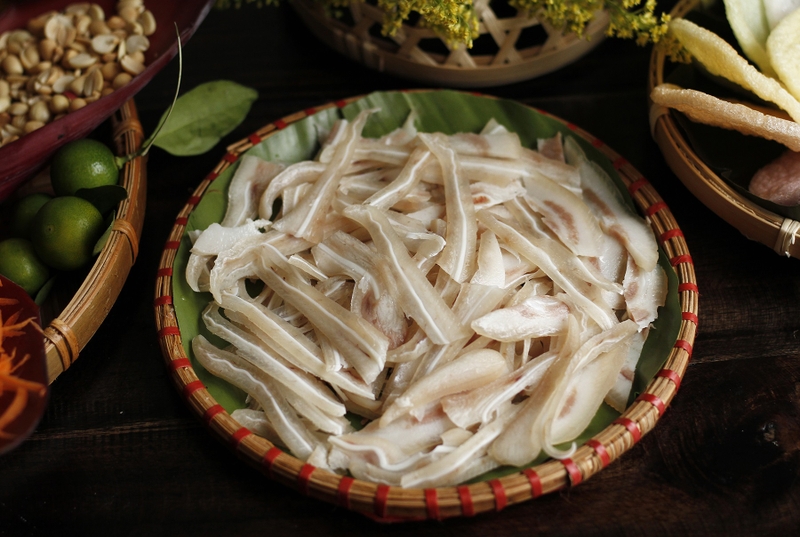 cách làm chả tai heo 2
