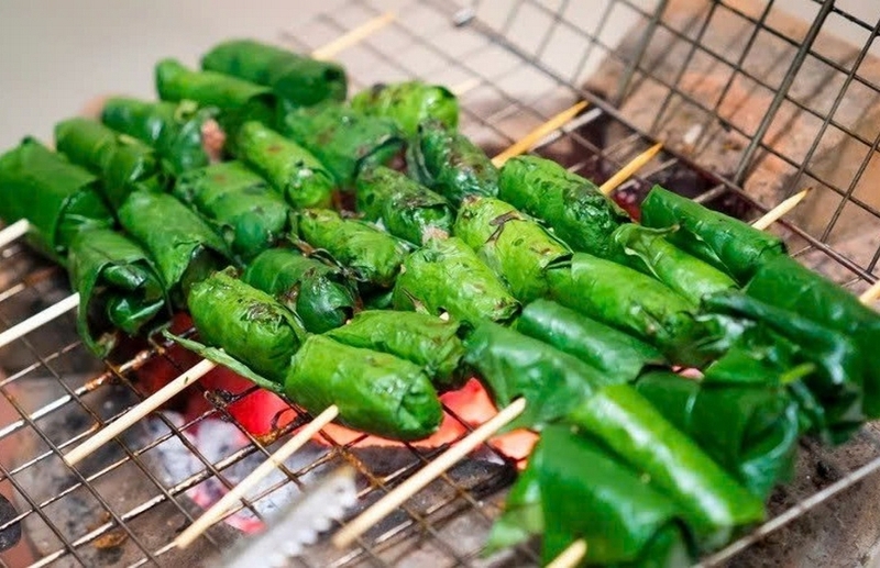 chả thịt bò nướng lá lốt ảnh 6