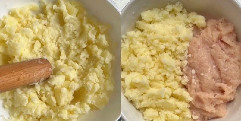 Chả ức gà khoai tây 3