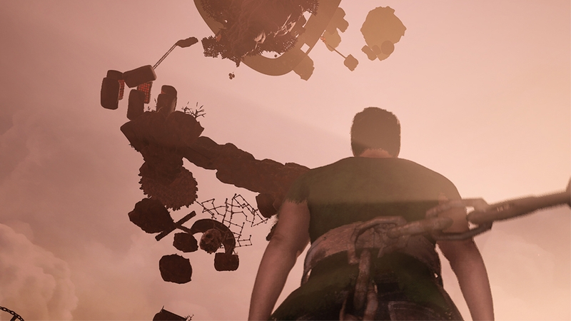 Những người chơi bị trói buộc bằng một sợi xích kim loại nặng nề