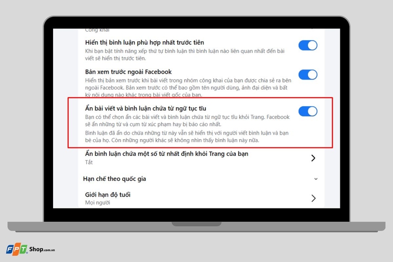 Chặn bình luận xúc phạm trên Facebook (ảnh 8)