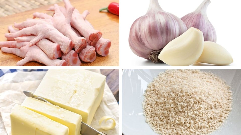 chân gà chiên bơ tỏi 2