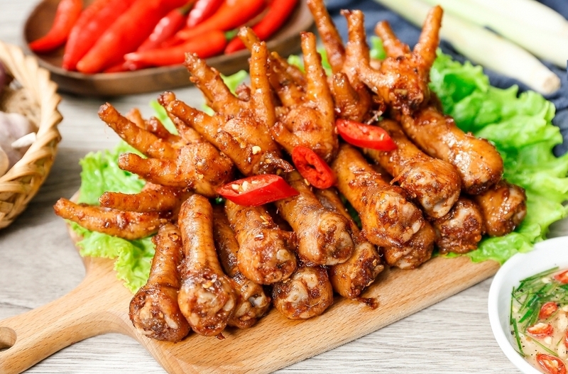 Chân gà chiên sả ớt 4
