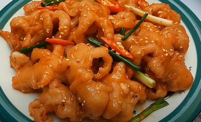 chan ga rut xuong sot chua ngot
