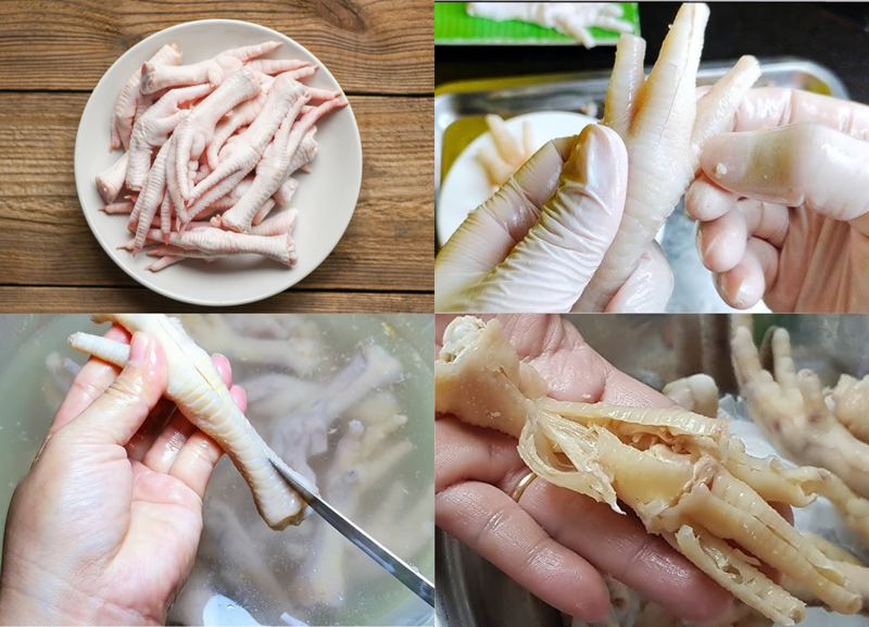 chân gà rút xương chiên nước mắm - hình 1