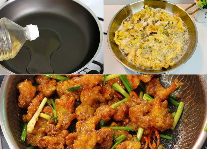 chân gà rút xương chiên nước mắm - hình 2