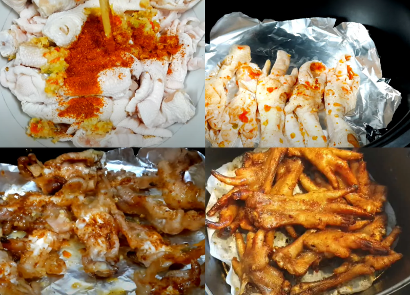 chân gà rút xương chiên nước mắm - hình 3