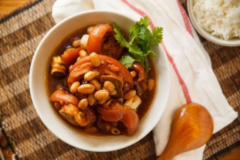chân giò hầm đậu phộng 6
