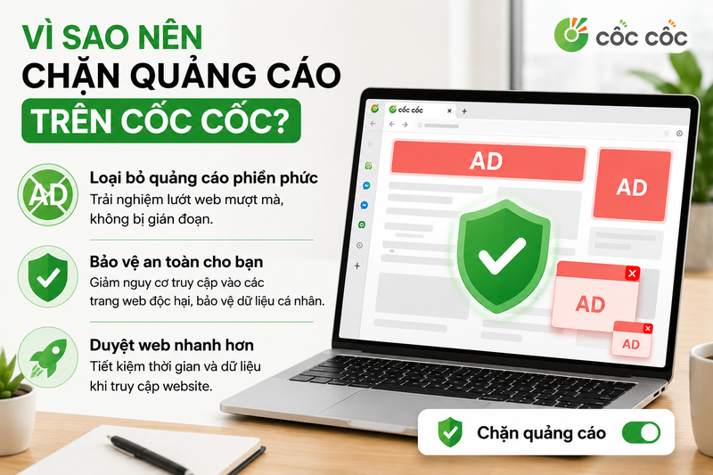 Chặn quảng cáo trên Cốc Cốc - hình 1