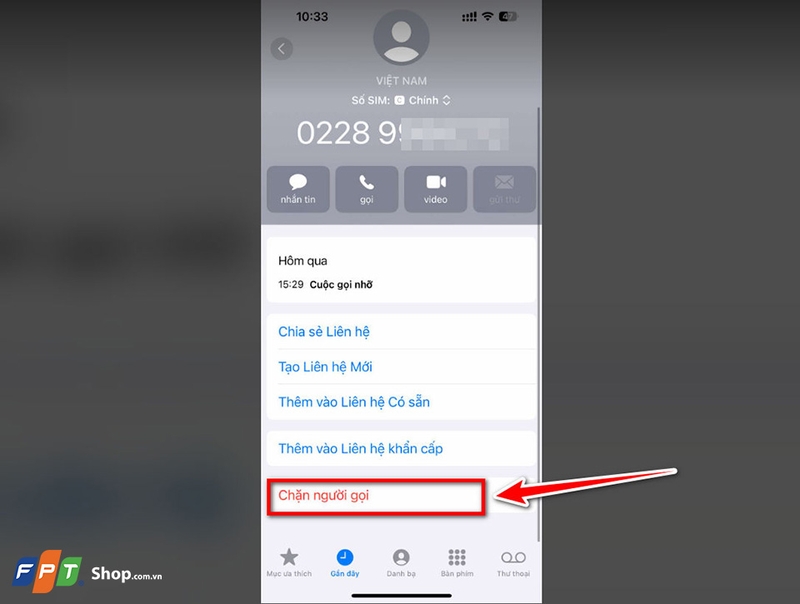 Cách chặn số lạ trên iPhone - 06