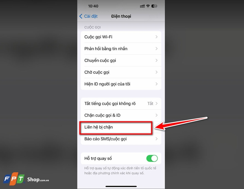 Cách chặn số lạ trên iPhone - 04