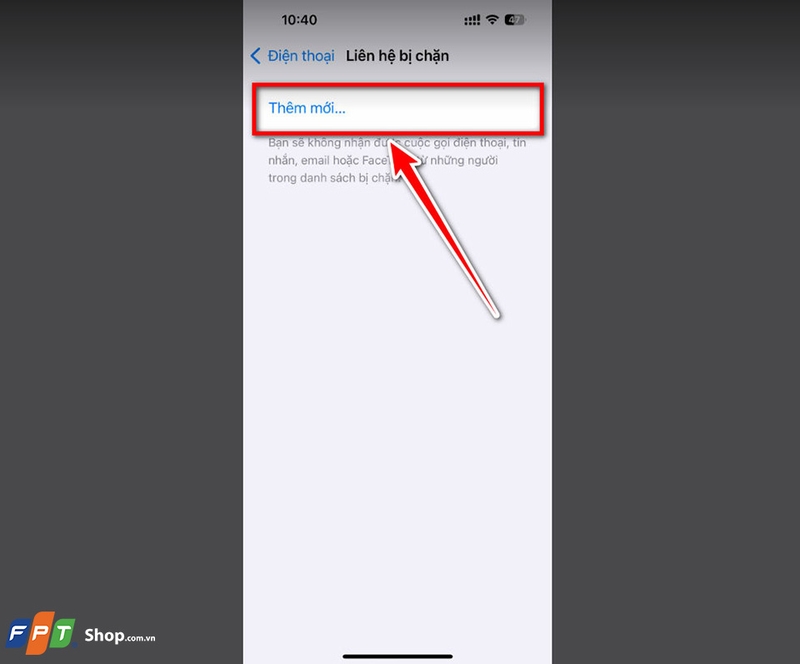 Cách chặn số lạ trên iPhone - 03