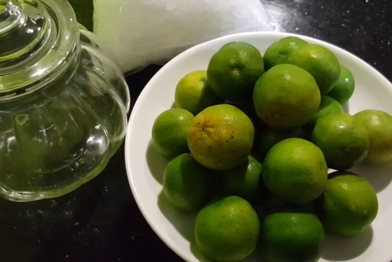chanh đào ngâm đường phèn hình 1