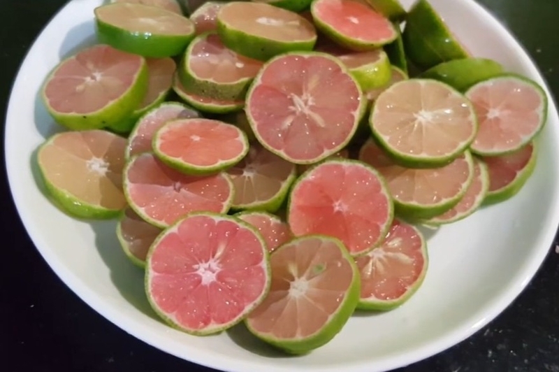 chanh đào ngâm đường phèn hình 5
