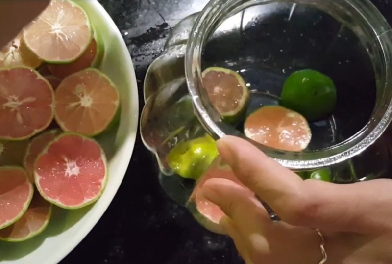 chanh đào ngâm đường phèn hình 6
