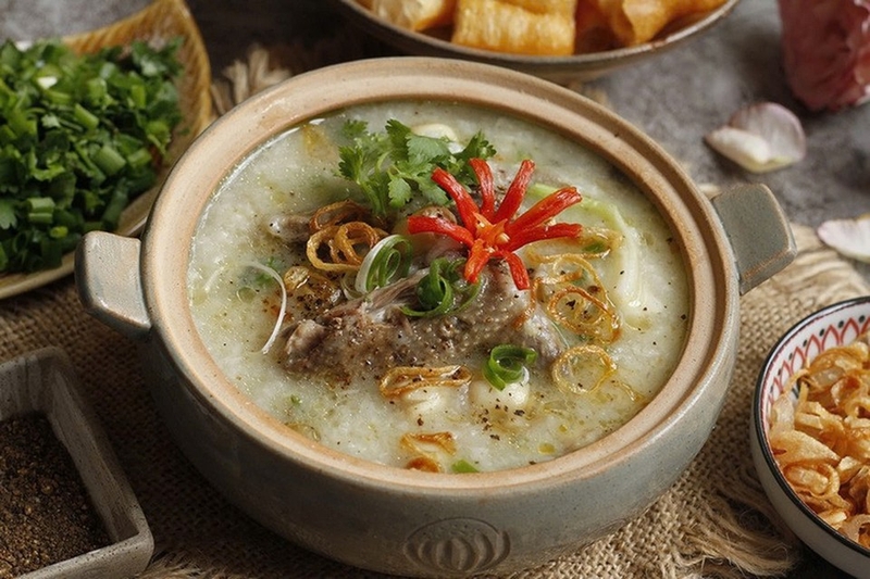 cháo bồ câu đậu xanh ảnh 5