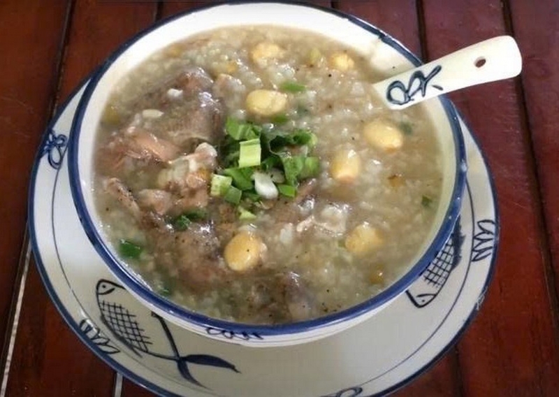 cháo bồ câu đậu xanh ảnh 6
