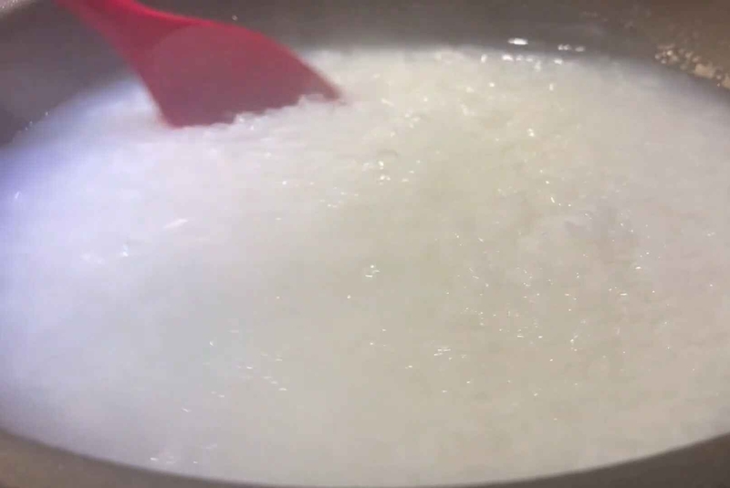 cháo đậu đỏ thịt bằm hình 6