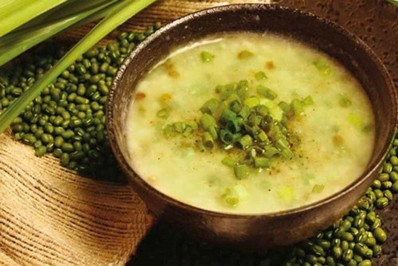 cháo đậu xanh bí đỏ ảnh 5