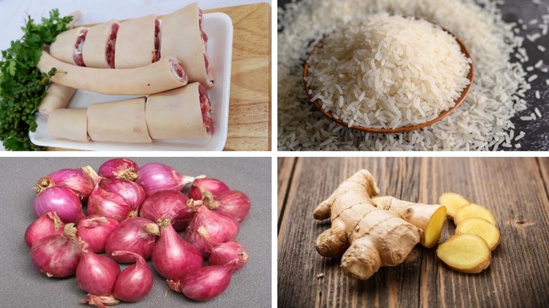 Nguyên liệu cần chuẩn bị