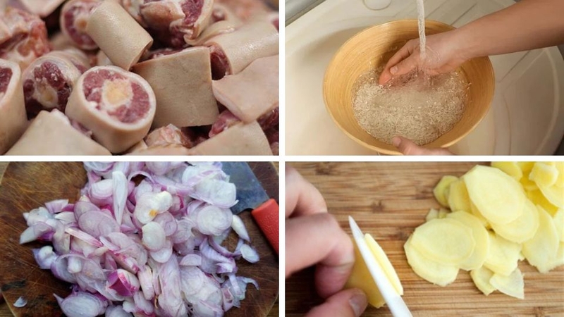 Bước 1: Chuẩn bị nguyên liệu