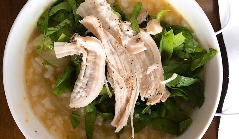 cháo gà bí đỏ ảnh 4