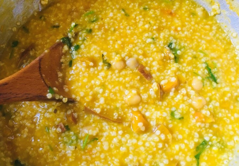 cháo hạt kê cho bé ăn dặm 1
