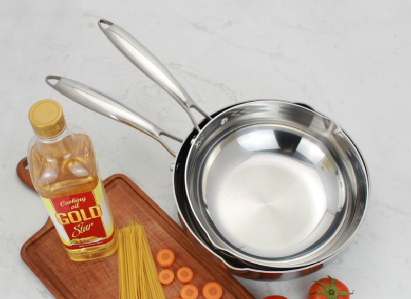 Chảo inox không chống dính ảnh 3