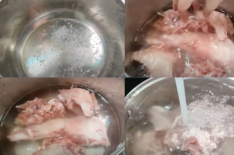 Cách làm cháo khoái Hải Phòng 2