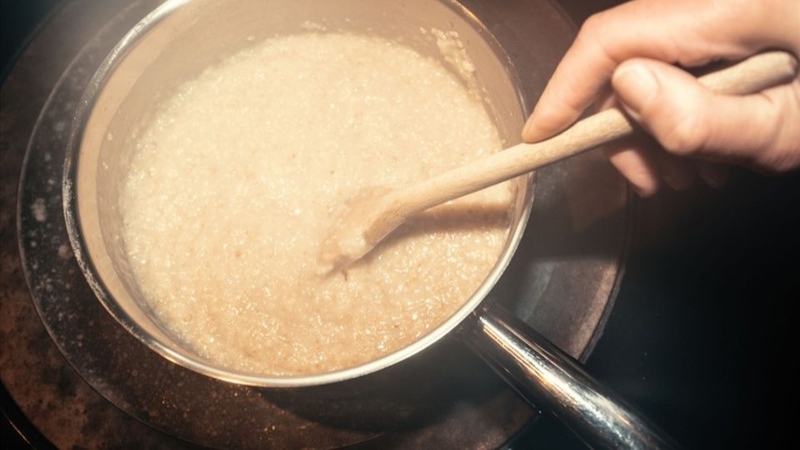 Bước 3: Nấu cháo