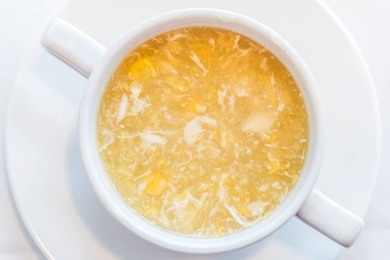 Cháo ngô trứng gà cho bé