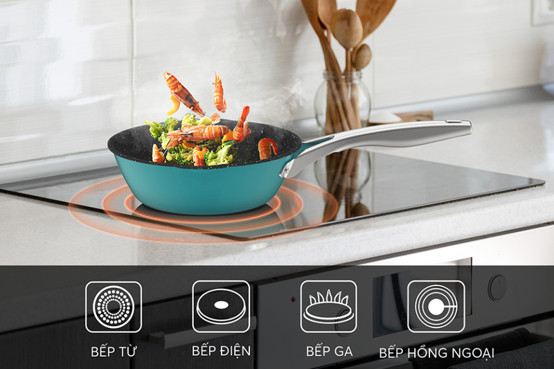 chảo s&acirc;u l&ograve;ng d&ugrave;ng cho bếp từ tốt nhất 2026 - h&igrave;nh 1