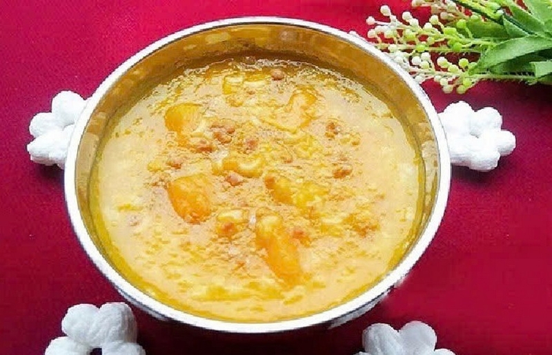 cháo thịt bò bí đỏ ảnh 1