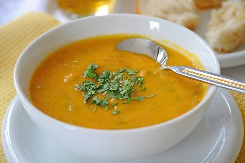 cháo thịt bò bí đỏ ảnh 5