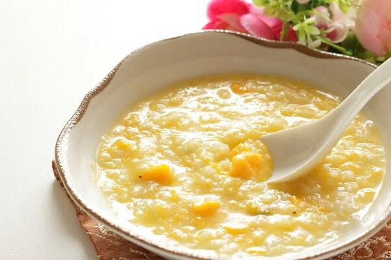 cháo thịt bò bí đỏ ảnh 6